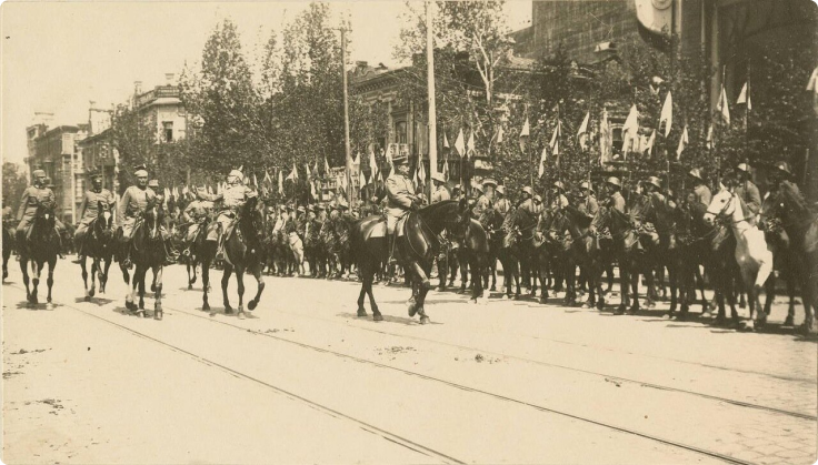 Его Превосходительство фельдмаршал Герман фон Эйхгорн в Таганроге.